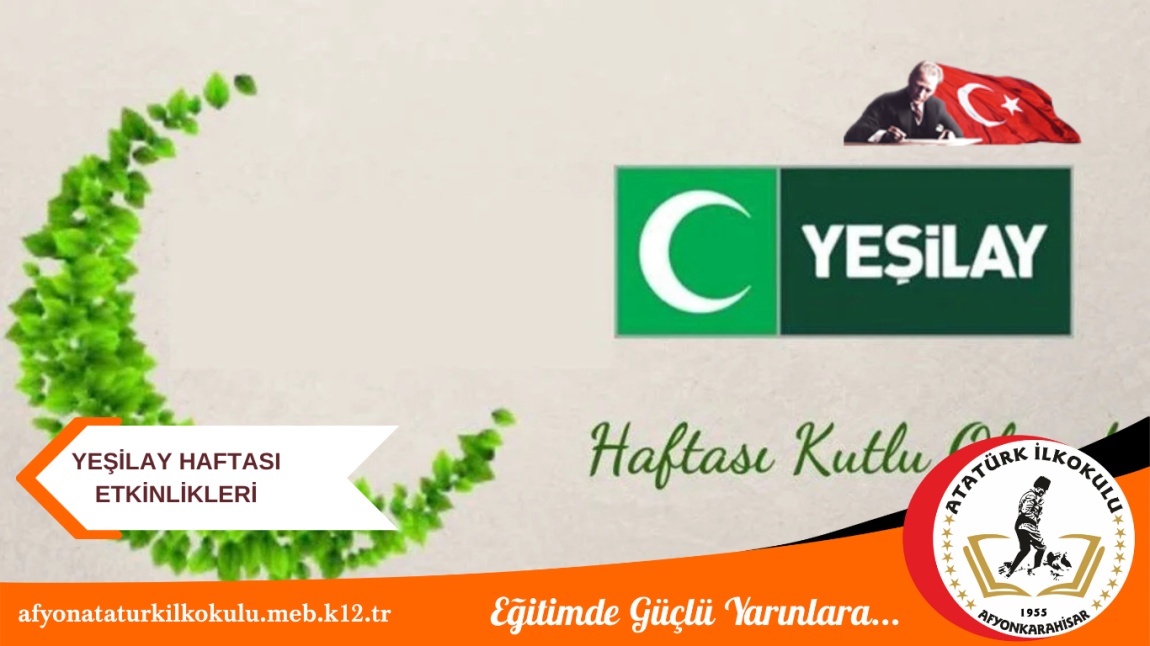 YEŞİLAY HAFTASI ETKİNLİKLERİ